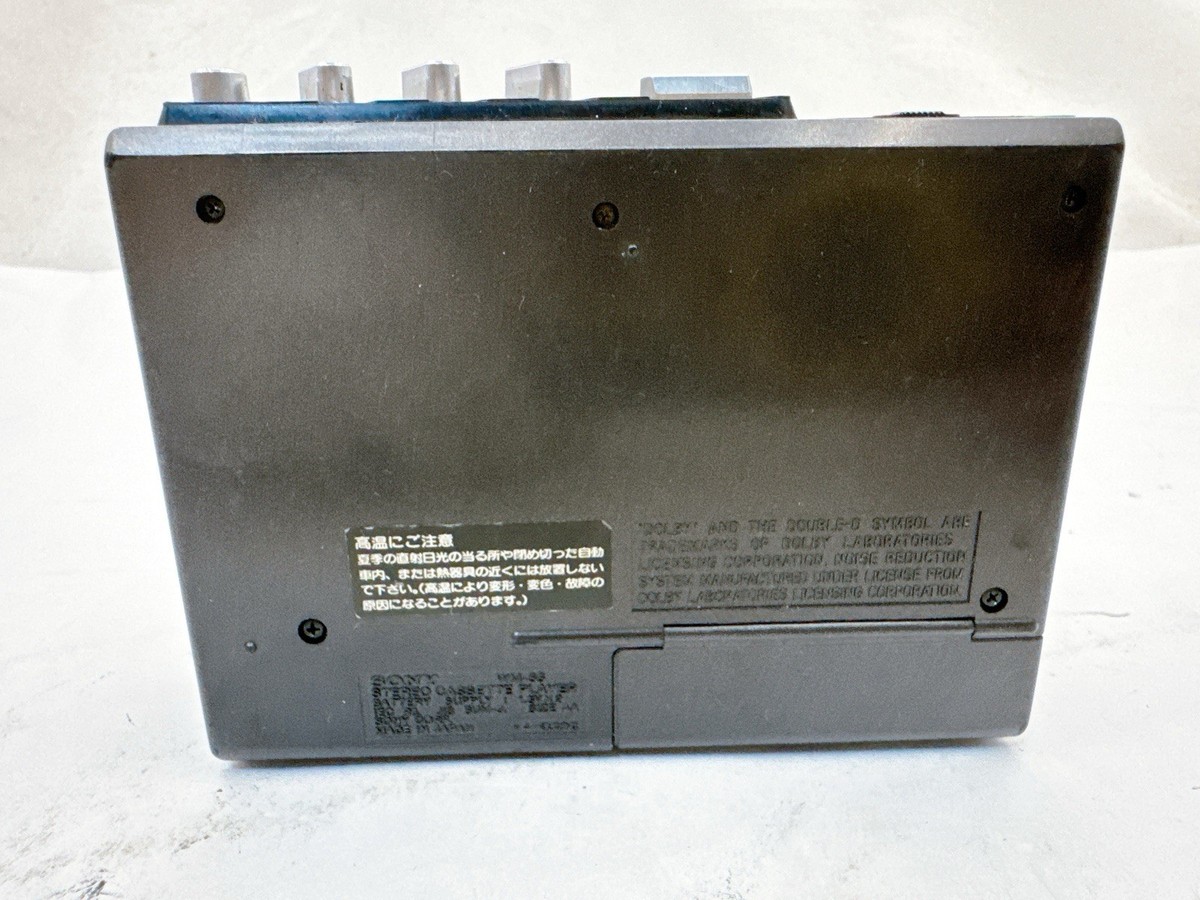 Sony Walkman WM-55 Auto Reverse Cassette Player Black Japan For