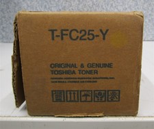 TOSHIBA GENUINE T-FC25-Y Toner Cartridge Yellow NEW ob