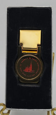 St Francis de Sales Benevolent Society 1874-1999 Money Clip Gold Tone Box