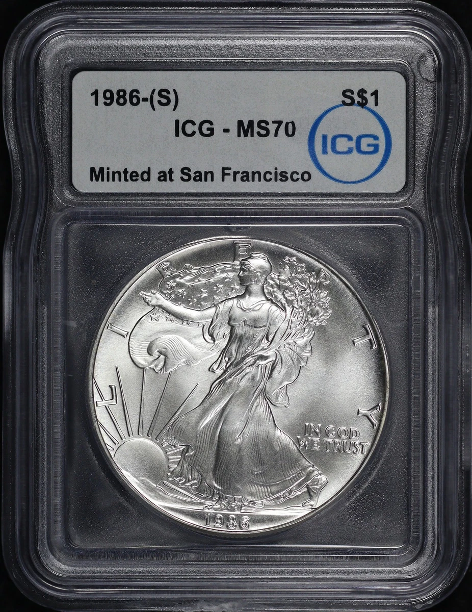 美国鹰1986 美国铸币厂银币| eBay