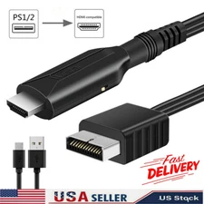 For Sony PS1 PS2 to HDMI Cable Adapter Game Console Audio Video Converter Cable