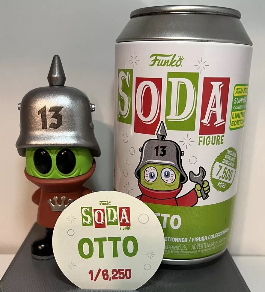 Otto Limited Edition 2022 Summer Convention Funko Soda Exclusive Figure