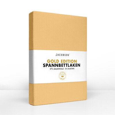 Spannbettlaken Jersey PREMIUM Bettlaken Spannbetttuch Baumwolle Elasthan 200GSM 