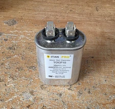 Titan Pro Oval 440/370VAC Furnace Motor Run Capacitor TOCF10