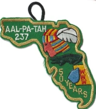 Aal-Pa-Tah Lodge 237 Gulf Stream Council FL 50th Anniv. Patch GMY Bdr (AR5383)