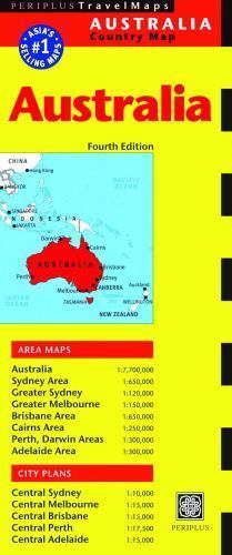 Periplus Travel Maps - Australia by Periplus Periplus Editors (2008 ...