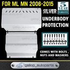 Silvery Bash Plate for Mitsubishi Triton ML-MN 2006-2015 Underbody Protect Guard