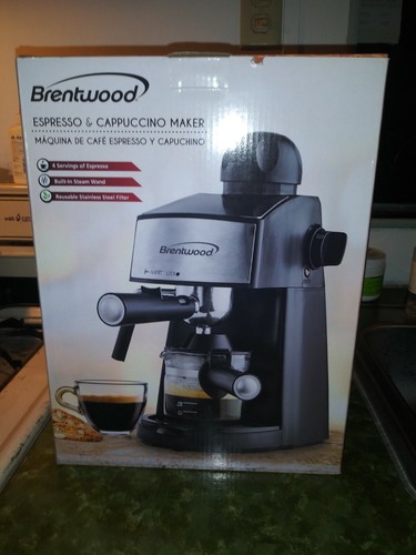 BRENTWOOD ESPRESSO \u0026 CAPPUCCINO MAKER 