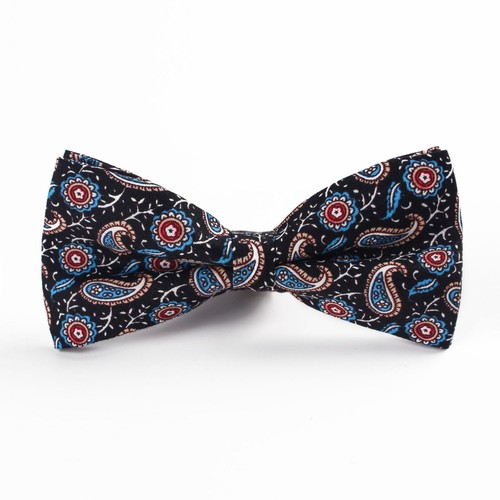 Men's Cotton Flower Paisley Pre-tied Bow Tie Party Tuxedo Shirt Suit Bowtie - Photo 20/30