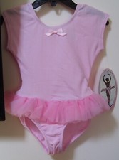 Jacques Moret Powder Pink Ballet Dance Tutu Leotard Sz S 6-7