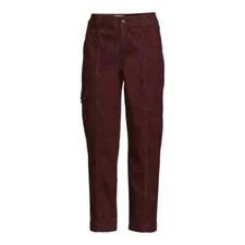 TIME AND TRU - VARIOUS SIZES - Corduroy Rustic Red Utility Pants-27" Inseam-NEW!