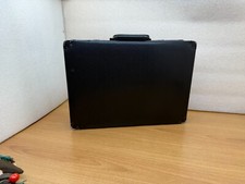 Valigia 24h Rodelle Vintage in pelle nera in ottime condizioni viaggio ufficio