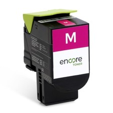 Encore Toner for Lexmark 78C1XM0 Magenta to CS421 CX421 CS521 CX522 CS625 CX625