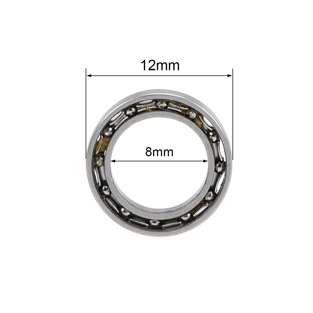 Lot De 4 Roulements à Billes 6901ZZ Z2 12x24x6mm - Chrome Acier, Rainure Profonde, Neufs Sous Emballage