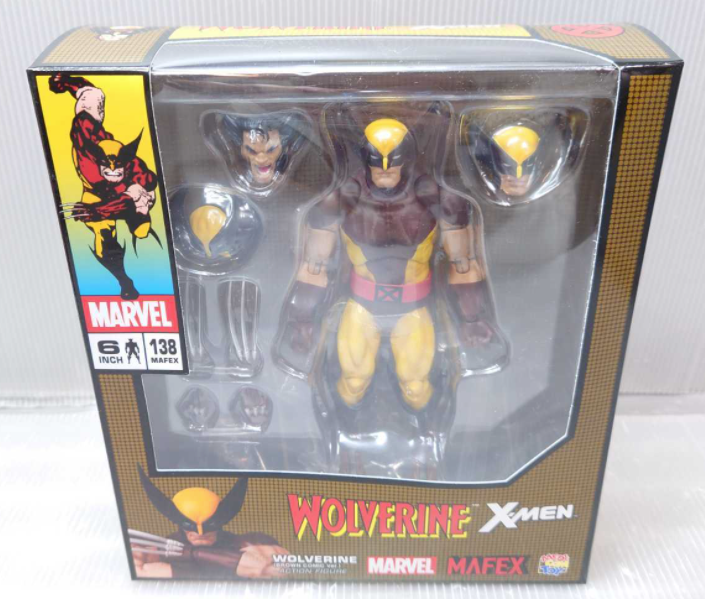 MAFEX No.138 Wolverine Brown Comic Ver 145mm Action Figure MAFEX No.138 Wolverine Brown Comic Ver 145mm Action Figure