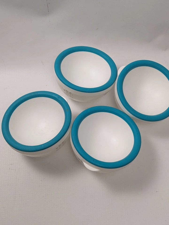 Biberón Nanobebe leche materna 5 oz/150 ml verde azulado 0M+ sin tapas para pezones lote de 4 Foto 3 de 4