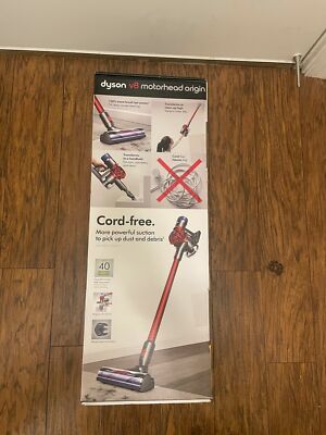 NEW Dyson V8 Motorhead Origin Codless Stick Vacuum Cleaner - Red