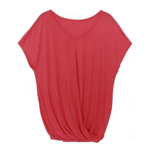 NEW Tangerine Drop Short Sleeve Twisted Front Top choose