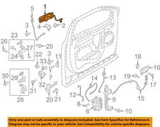 FORD OEM 18-20 F-150 Front Door Lock Hardware-Handle, Outside JC3Z2522405HAPTM