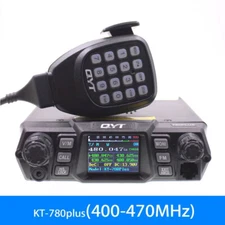 QYT KT-780PLUS 75W Transceiver UHF 400-480MHz Mobile Walkie Talkie Long Distance