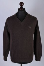 Gant V Neck Classic Jumper Size M
