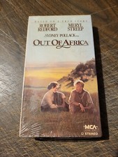 Out of Africa w/ Robert Redford  Meryl Streep VHS, 1985, MCA Home Video - New