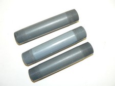 Gray PVC SCH 80 Pipe Nipple, 3/4" x 5" - Lot of 6 Pcs.