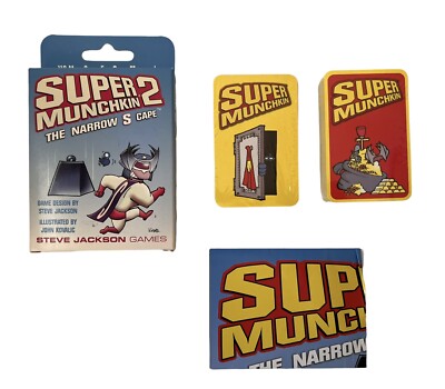 Super Munchkin 2 The Narrow S Cape Expansion Cards Steve Jackson Games 2015 New