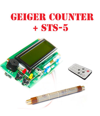 Geiger dosimeter counter kit assembled /w STS-5 tube iR Arduino IDE compatible