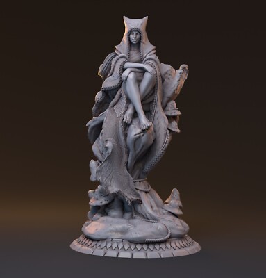 Hüterin des Waldes Miniatur Waldgeist Fee Wächter Figur für TTRPG wie D&D 5e DSA