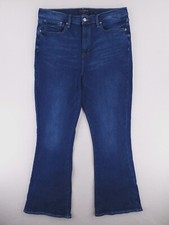 Lucky Brand Jeans Womens 16 Stevie Flared High Rise Dark Wash Stretch Denim EUC