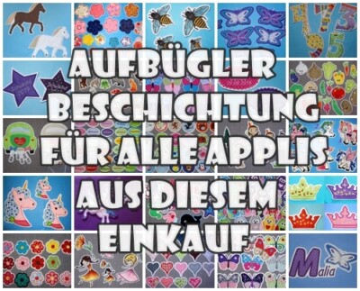 Aufbügler Beschichtung für alle Applis 