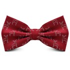 NEU - festliche Herren Weihnachtsfliege - rot mit Rentieren - X-Mas - Geschenk !