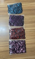 Set Of 4 Pair Of Stretch Lace Satin Look Boot Cuffs/toppers New In Package