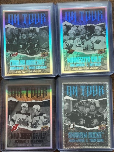 Filip Forsberg / Roman Josi [Black] #OT-6 2024 Upper Deck On Tour card