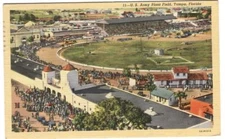 Postcard US Army Plant Field Tampa FL Florida