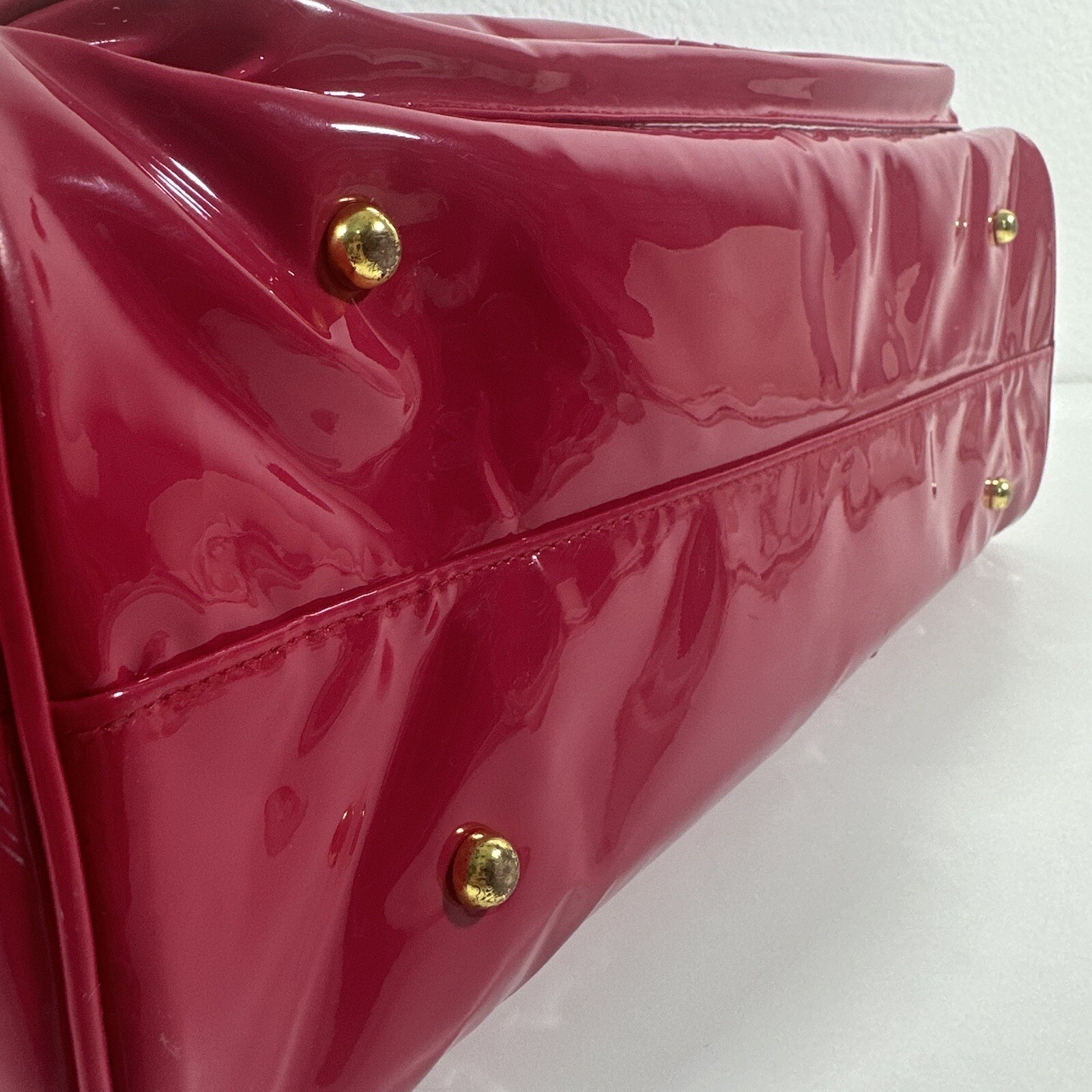 Antler Pink Bag Patent Fuchsia Avon Handbag Holdall Weekender Cabin Gym