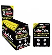 Stacker TWO Real 2 Way Action Energize 6ct (24TABLETS) FREE SHIP