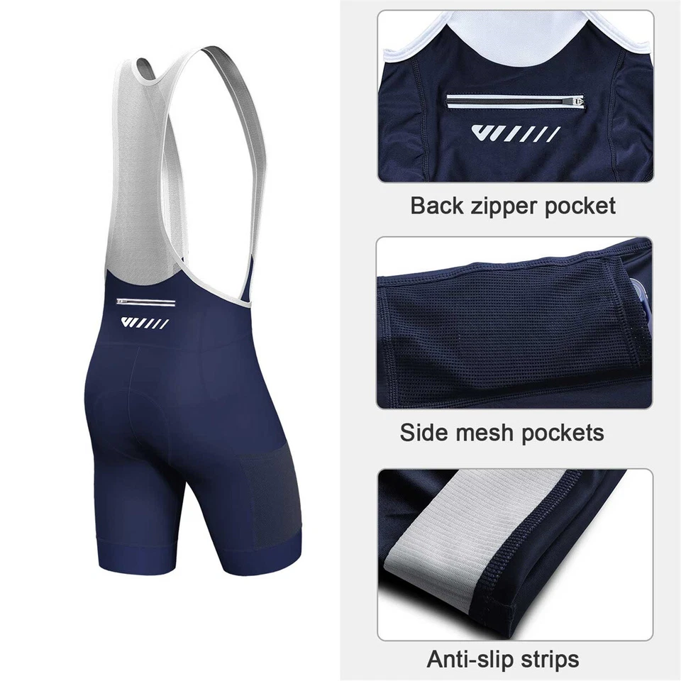 2023 Cycling Bib Shorts Womens 4D Padded Breathable Bike Biking Bib Shorts - Image 3 of 4