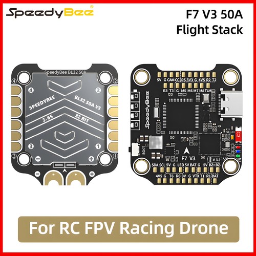 SpeedyBee F7 V3 Flight Stack Flight Controller 50A ESC for FPV Freestyle Drone - Picture 2 of 27