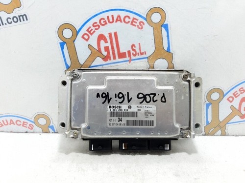 9638783480 motorsteuergerät für PEUGEOT 206 BERLINA PLAY 1998 128540 1081324 - 第 1/5 張圖片