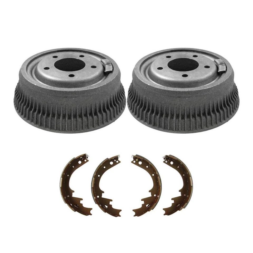 Tambor de freno trasero 3X centrado + zapata para Dodge B150 High Performance XH 1990-1994 Foto 2 de 4