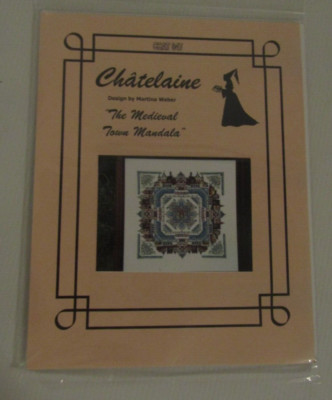 Chatelaine Cross Stitch Chart Medieval Town Mandala by Martina Weber #047