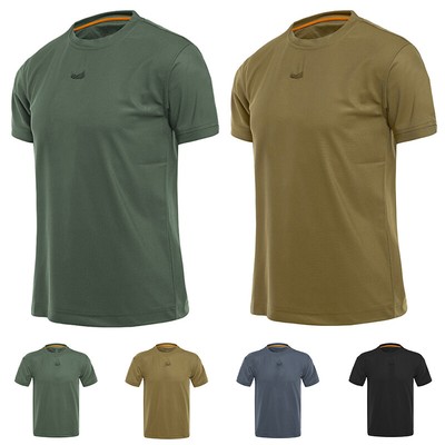 Maglietta Da Uomo In Cotone 100%, Comoda, Traspirante, Con - Foto 3