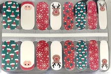 Color Nail Polish Strips,16ct. Christmas Joy 3 READ DESCRIPTION BELOW