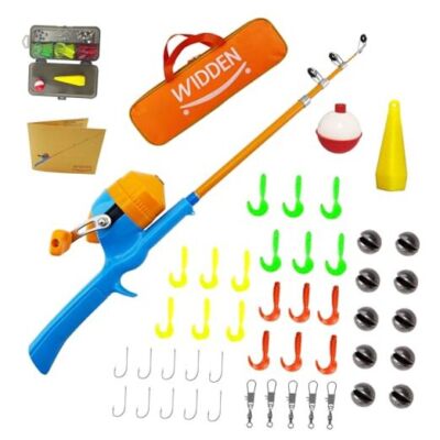 Kids Fishing Pole, Telescopic Fishing Rod, Toddler Collapsible Fishing  orange | eBay