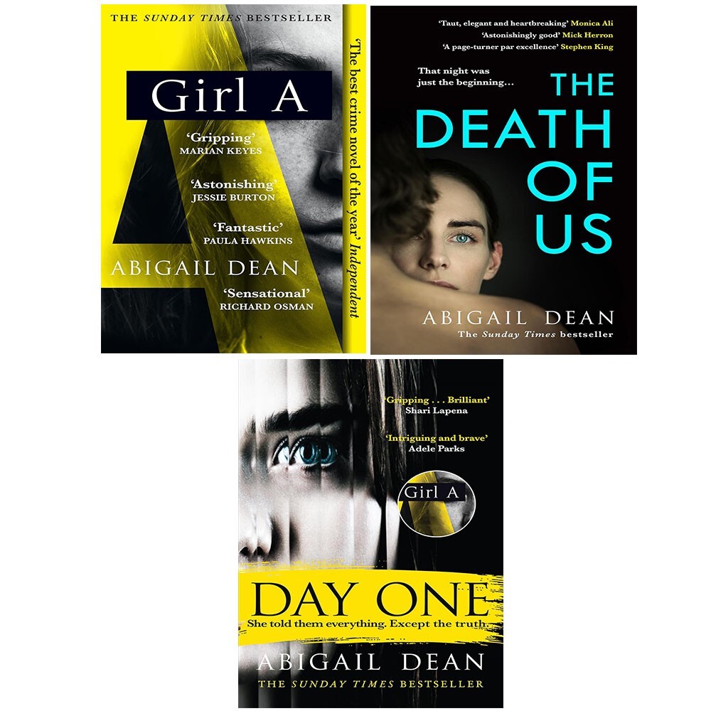 Abigail Dean Collection 3 Books Set GIRL A, Death of Us (HB), Day One