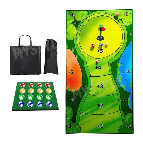 The Indoor Casual Golf Game Set Golf Putting Royale Golf Game Golf Hitting Mats - Picture 10 of 10