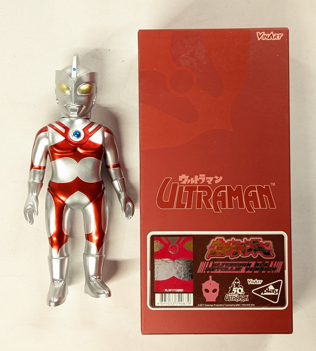 PLAYTOY VINART Ultraman A metallic version | eBay