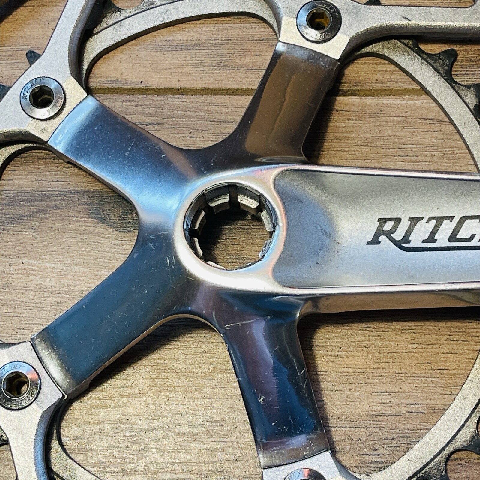 Ritchey Pro V Road Crankset 175 53/39 130BCD Octalink Silver